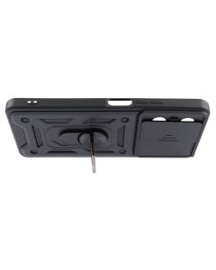 Чохол накладка для TECNO Spark 10 Pro Camshield Honor Чорна (Black)