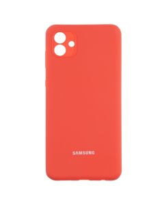 Чехол накладка для Samsung A04 Soft Case Красный (Red)
