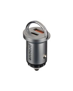 Автомобільний зарядний пристрій Borofone Proove Viraty Car Charger 45W (QC+PD) Type-C + USB Срібний