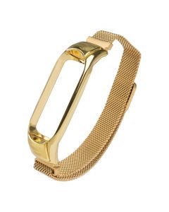 Ремінець для годинника Xiaomi Mi Band 3/4 Milanese Loop Золотий (Gold)