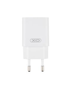 Зарядний пристрій USB XO L99 2.4A + кабель Micro-USB Білий (White)