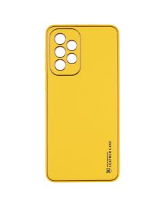 Чехол-накладка для Samsung A33 5G Forcell LEATHER Case Желтый (Yellow)