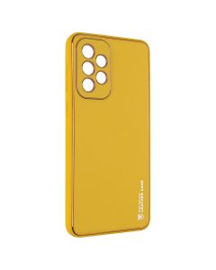 Чехол-накладка для Samsung A33 5G Forcell LEATHER Case Желтый (Yellow)