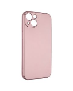 Чохол накладка для iPhone 13 METALLIC Case Рожева (Pink)