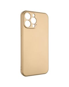 Чехол-накладка для iPhone 13 Pro Max METALLIC Case Золотого цвета (Gold)