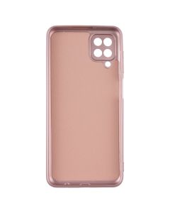 Чохол накладка для Samsung A12/M12 METALLIC Case Рожевва (Pink)