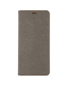 Чохол кейс для Samsung A12/M12 LUNA Book Gold Срібний (Silver)