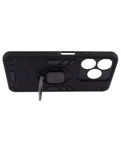 Чехол-накладка для TECNO Spark 10C Transformer Ring Черный (Black)