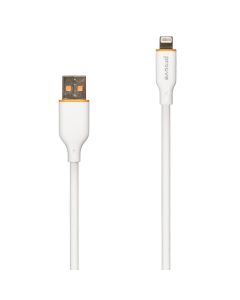 USB кабель Proove Jelly Silicone Lightning 2.4A 1м Білий (White)