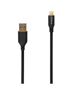 USB-кабель Proove Jelly Silicone Lightning 2.4A 1м Черный (Black)