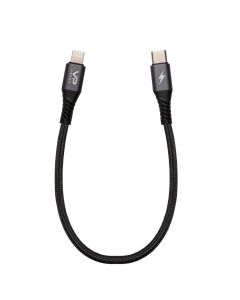 USB кабель Veron C09 Type-C to Lightning 20W 0.25мЧорний (Black)