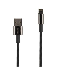 USB-кабель Baseus Tungsten Gold Fast Charging 2.4A 2м Lightning Черный (Black)