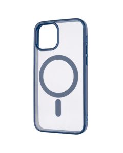 Чохол-накладка для iPhone 11 Clear Color MagSafe Case Синій (Темно-синій)