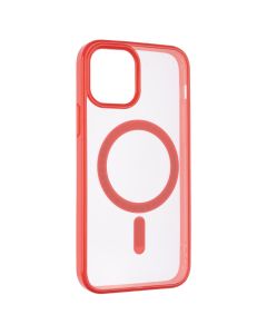 Чехол-накладка для iPhone 12/12 Pro Clear Color MagSafe Case Красный (Red)