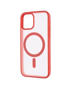 Чехол-накладка для iPhone 12/12 Pro Clear Color MagSafe Case Красный (Red)