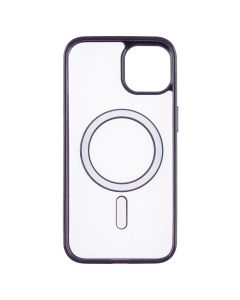 Чехол-накладка для iPhone 13 Clear Color MagSafe Case Фиолетовый (темно-фиолетовый)