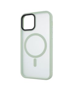 Чохол накладка для iPhone 12/12 Pro WAVE Matte Insane MagSafe Зелена (Mint)