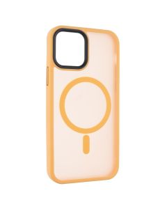 Чохол накладка для iPhone 12/12 Pro WAVE Matte Insane MagSafe Помаранчева (Orange)