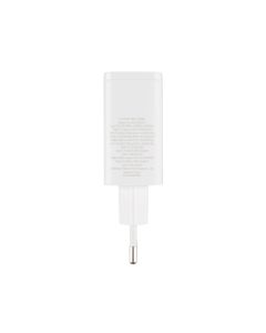 Зарядний пристрій Baseus Compact Quick Charger 30W QC+PD (1USB-C + 2USB) Білий (White)