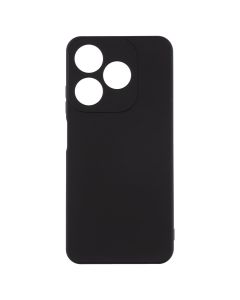 Чехол накладка для TECNO Spark 10C Soft Case Ring Черный (Black)