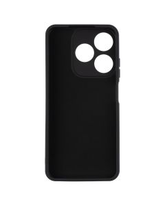 Чехол накладка для TECNO Spark 10C Soft Case Ring Черный (Black)
