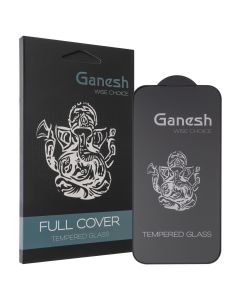 Защитное стекло для iPhone 14 Pro/15/16 Ganesh 3D Черное (Black)