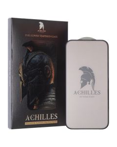 Захисне скло для iPhone 14 Pro/15/16 ACHILLES FULL Чорне (Black)