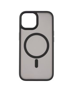 Чохол накладка для iPhone 15 WAVE Matte Insane MagSafe Чорна (Black)