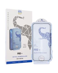 Захисне скло для iPhone 15 Pro Max DM Dust-Free 3D Чорне (Black)