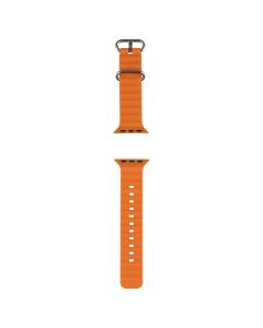 Ремінець для годинника Apple Watch Gear4 38/40/41 мм Зелений (Olive Green Orange)