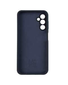 Чохол накладка для Samsung A14 Silicone MakeFuture Чорна (Black)
