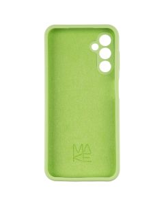 Чохол накладка для Samsung A14 Silicone MakeFuture Зелена (Light Green)