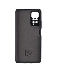 Чохол накладка для Xiaomi Redmi Note 12 Pro Silicone MakeFuture Чорна (Onyx Black)