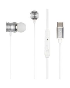 Навушники з мікрофоном XO EP56 Type-C Білі (White)