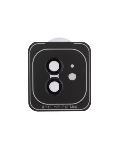 Захисне скло на камеру iPhone 11/12/12 Mini ACHILLES Чорне (Black)