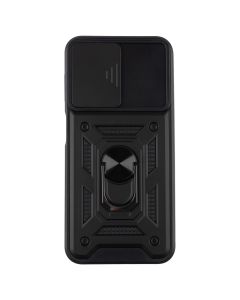 Чохол накладка для Samsung A14 Camshield Serge Ring Чорна (Black)