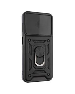 Чохол накладка для Samsung A14 Camshield Serge Ring Чорна (Black)