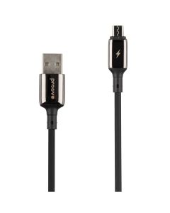 USB-кабель Proove Flex Metal 2.4A 1м Micro-USB Черный (Black)