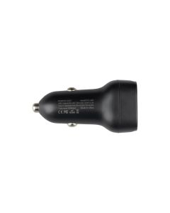 Автомобільний зарядний пристрій Borofone XO CC37 USB-A/USB-C QC&PD3.0 20W 3A Чорний (Black)