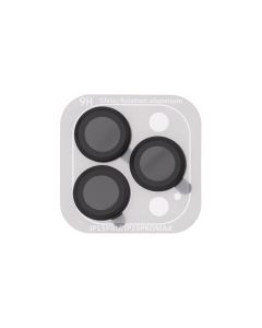 Захисне скло на камеру iPhone 15 Pro/15 Pro Max Camera Glass Steel Чорне (Black)