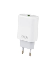 Зарядное устройство XO L85D QC3.0 18W 3A Белое (White)
