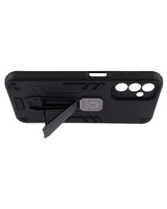 Чехол накладка для Samsung A14 Armor Magnetic Черный (Black)