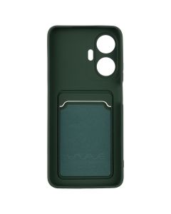 Чохол накладка для Realme C55 WAVE Colorful Pocket Зелена (Dark Green)