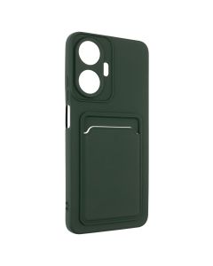 Чохол накладка для Realme C55 WAVE Colorful Pocket Зелена (Dark Green)