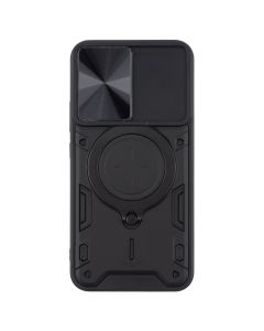 Чехол-накладка для Samsung A34 Protective Stand Case Черный (Black)