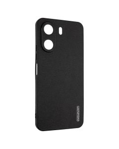 Чохол накладка для Xiaomi Redmi 13C WAVE Leather Case Чорна (Black)