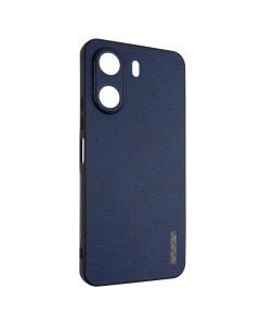 Чехол-накладка для Xiaomi Redmi 13C WAVE Leather Case Синий (Blue)