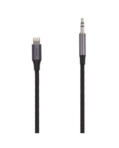 Кабель AUX Proove SoundTrack 3.5 to Lightning 1м Чорний (Black)