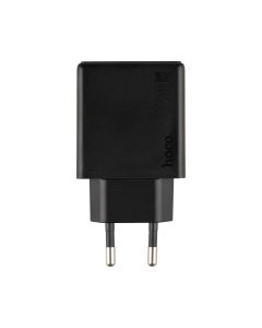 Зарядний пристрій Hoco N38 PD 20W/QC3.0 + кабель Type-C to Type-C Чорний (Black)