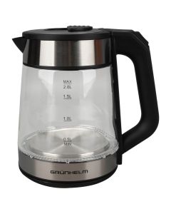 Електрочайник Grunhelm EKG-2320 Срібний Чорний (Silver Black)